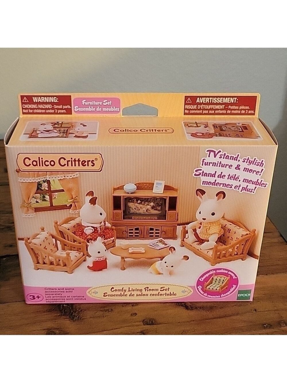 NIB Calico Critters Comfy Livingroom Set (No Critters Included)